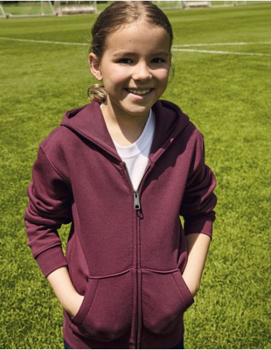 RUS-0R266B0-Kids Authentic Zipped Hood Jacket
